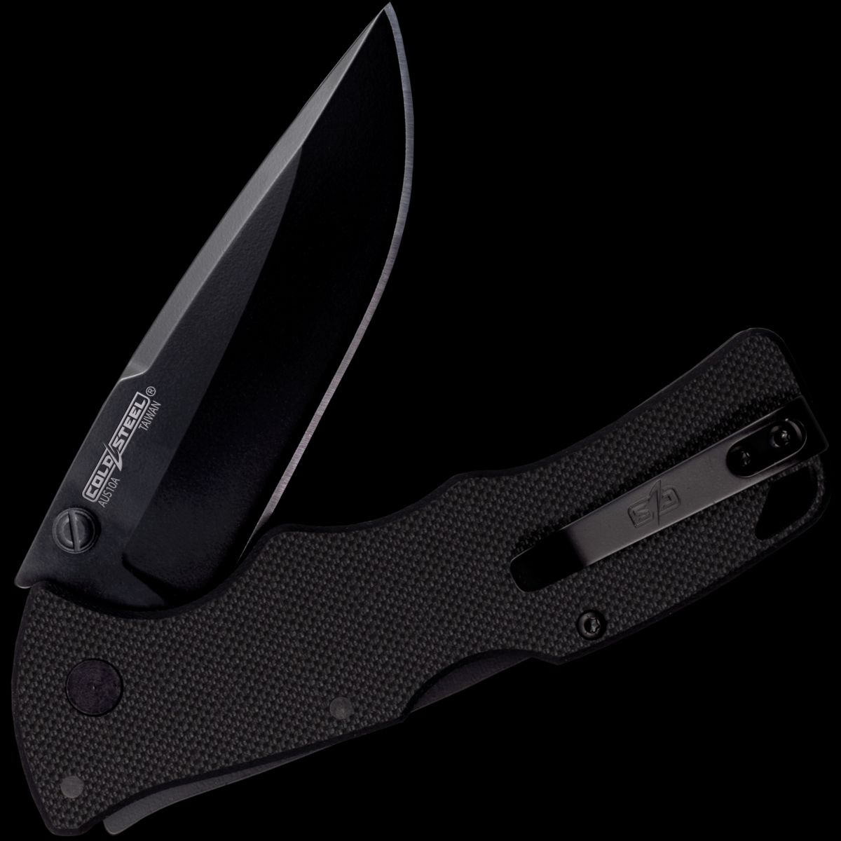 Cold Steel Verdict AUS10A Spear Point Black DLC Finish Black G-10 Handle - Image 3
