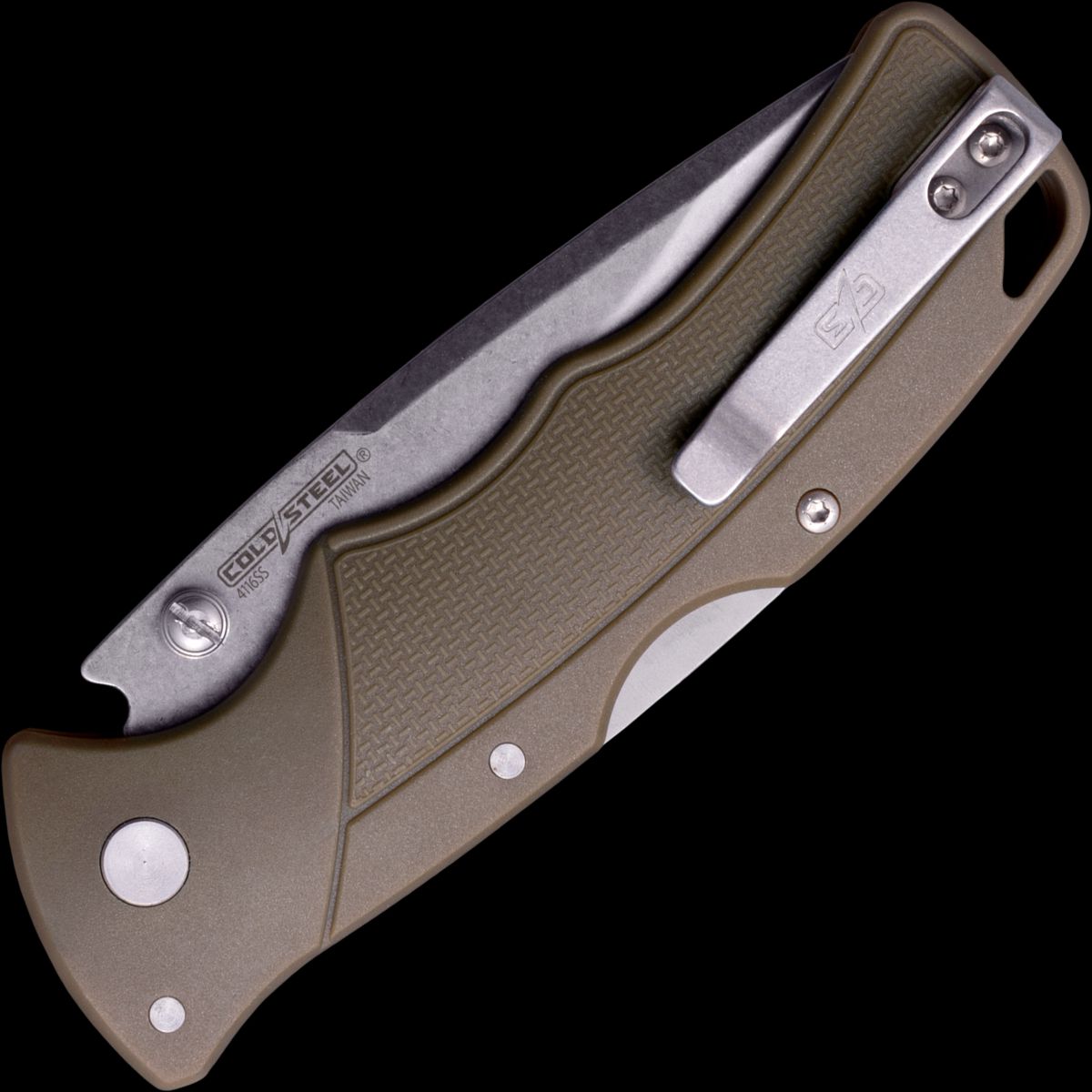 Cold Steel Verdict 4116SS Spear Point Stonewash Finish FDE GFN Handle - Image 2