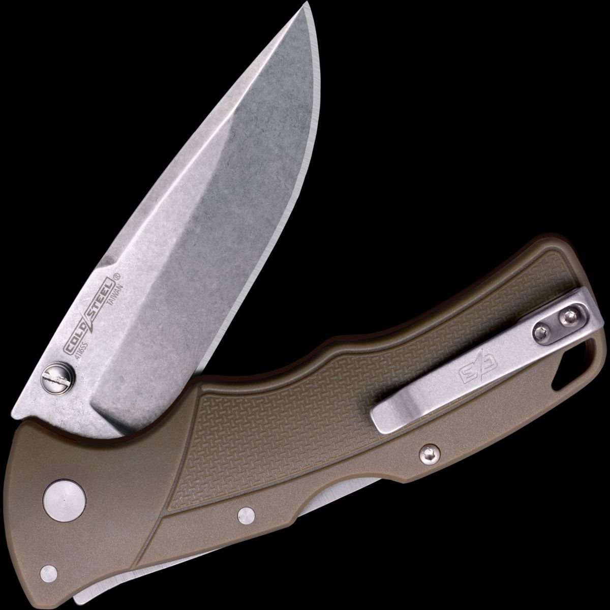Cold Steel Verdict 4116SS Spear Point Stonewash Finish FDE GFN Handle - Image 3