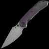 Kansept Fenrir - 3.48''Damascus/Purple Micarta