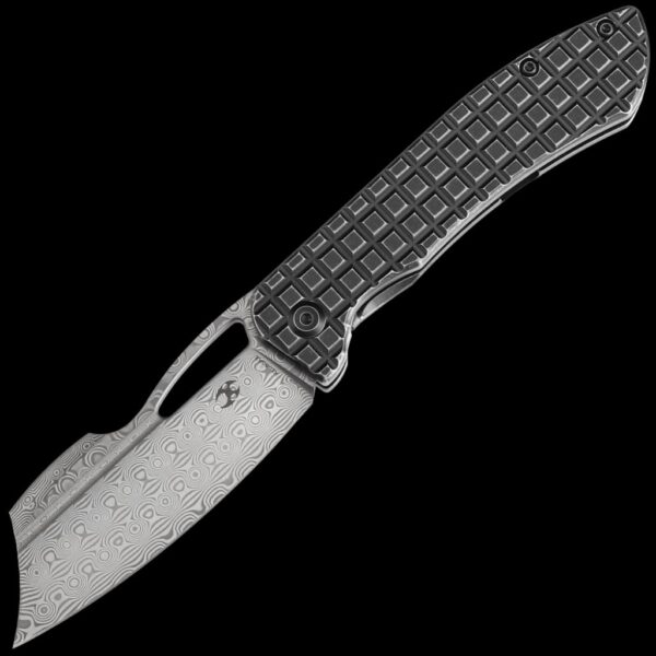 Kansept Cybin - Blackwash Titanium with Frag Pattern