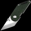 Kansept Dash Folding Kiridashi Knife Green Micarta