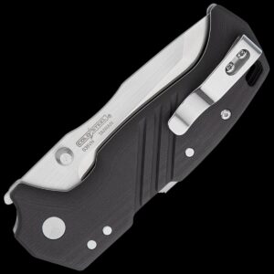 Alternative view of Cold Steel 3.5" ENGAGE S35VN / TANTO / 3.8MM THICK / STRAIGHT EDGE SATIN STEEL / BLACK GFN HANDLE