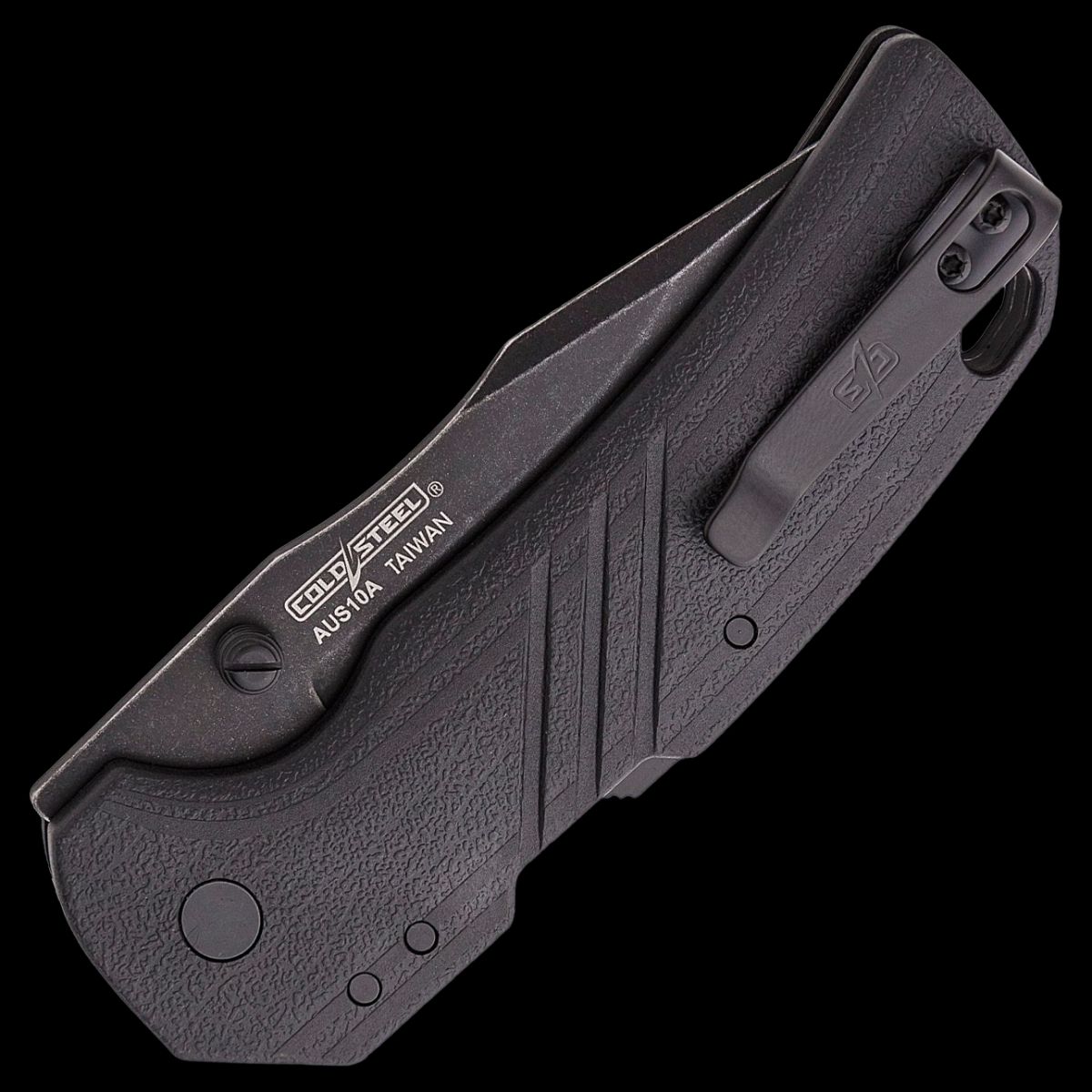 Cold Steel 3" Engage AUS10A Black/Grey GFN Handle - Image 4