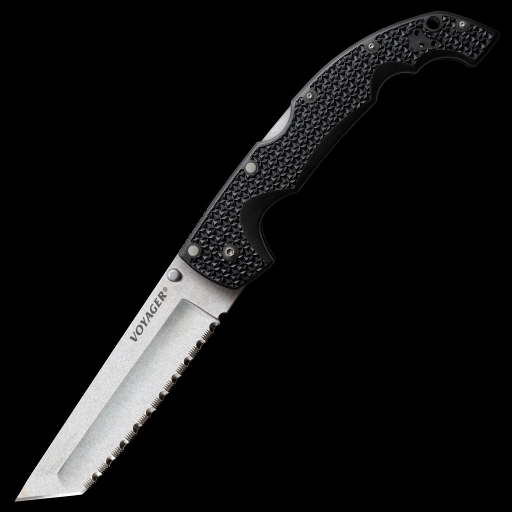 Cold Steel Extra Large Voyager Tanto Point - Serrated