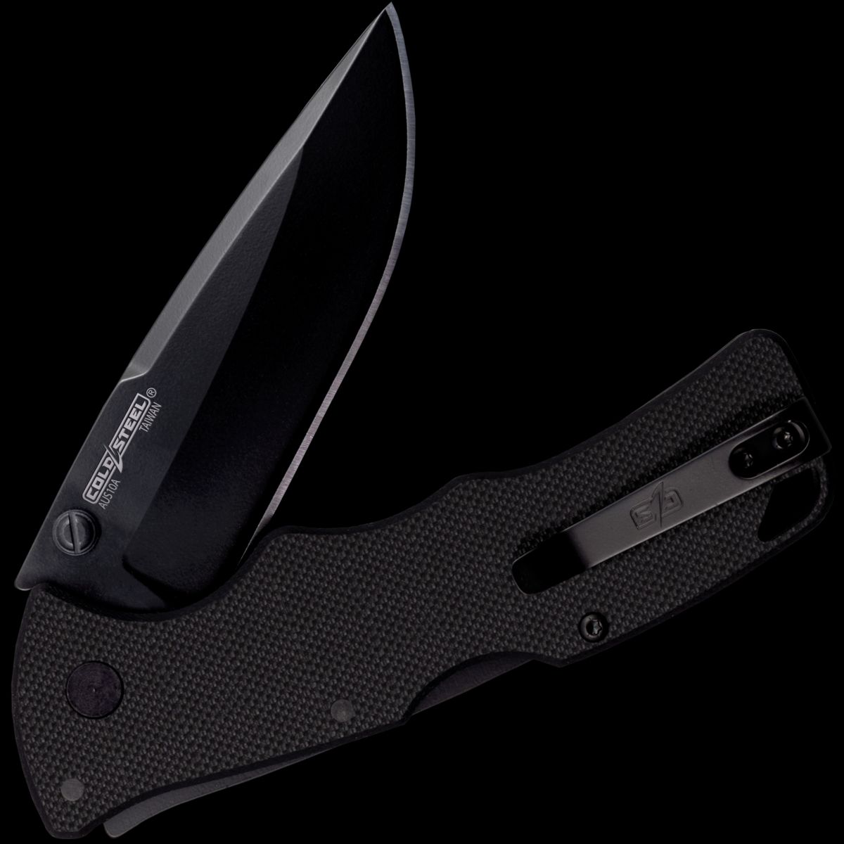 Cold Steel Verdict AUS10A Spear Point Black DLC Finish Black G-10 Handle - Image 3