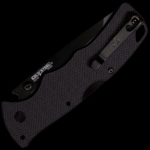 Alternative view of Cold Steel Verdict AUS10A Tanto Point Black DLC Finish Black G-10 Handle