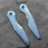 Kansept Blue Anodized Crystalized Titanium Scale