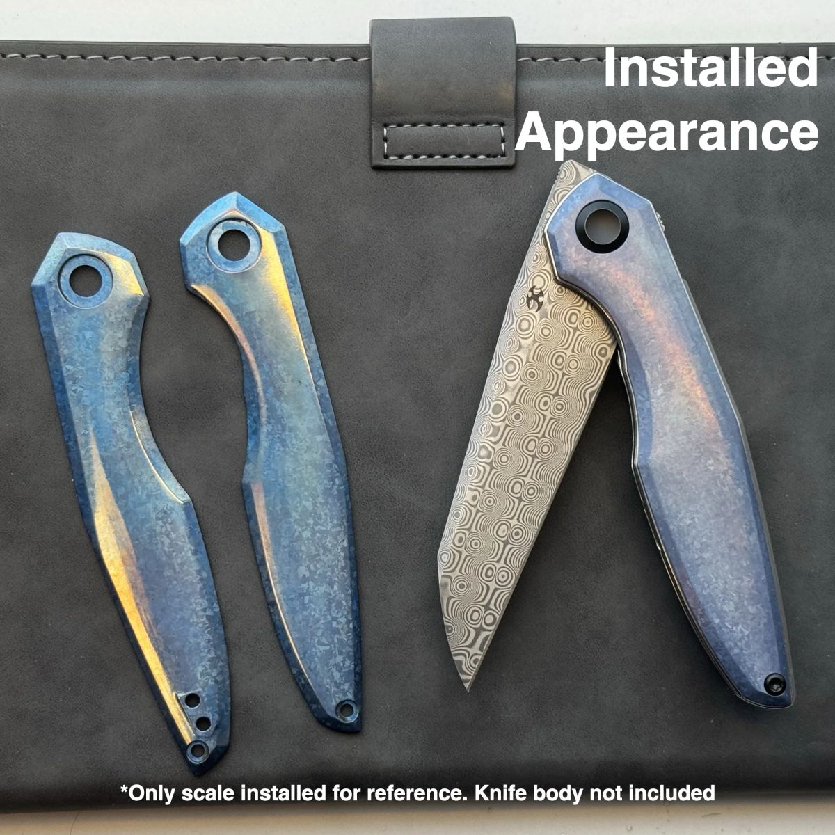 Kansept Blue Anodized Crystalized Titanium Scale - Image 2