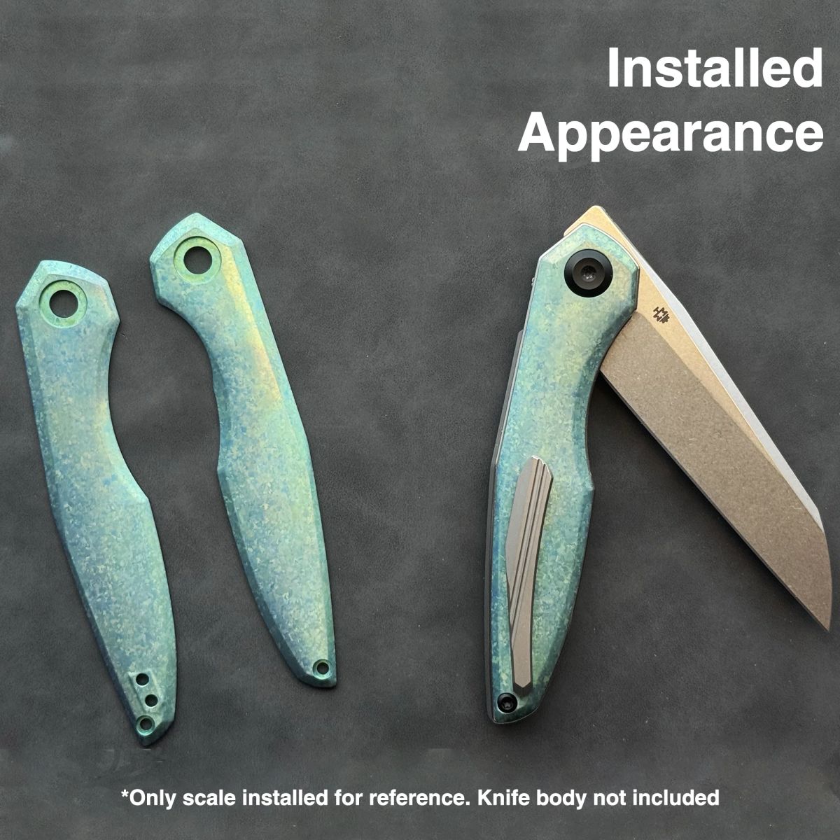 Kansept Green Anodized Crystalized Titanium Scale - Image 2